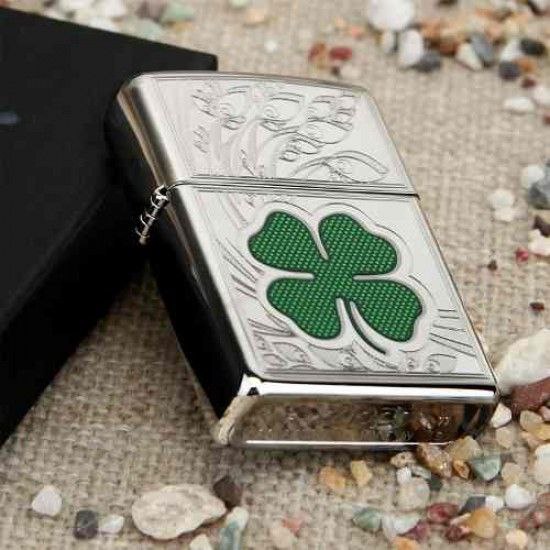 ZIPPO 24699 FOUR LEAF LUCKY CLOVER