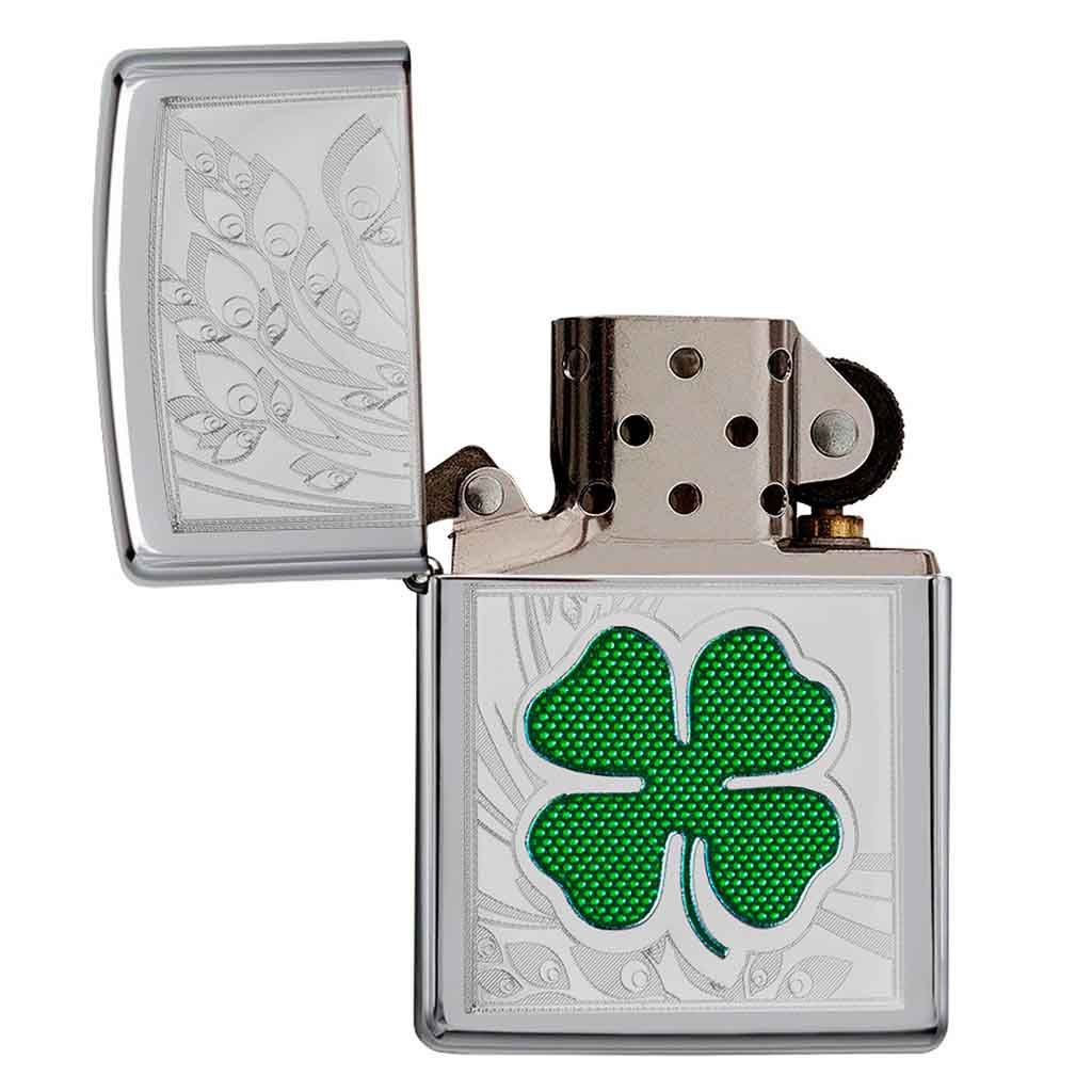 ZIPPO 24699 FOUR LEAF LUCKY CLOVER