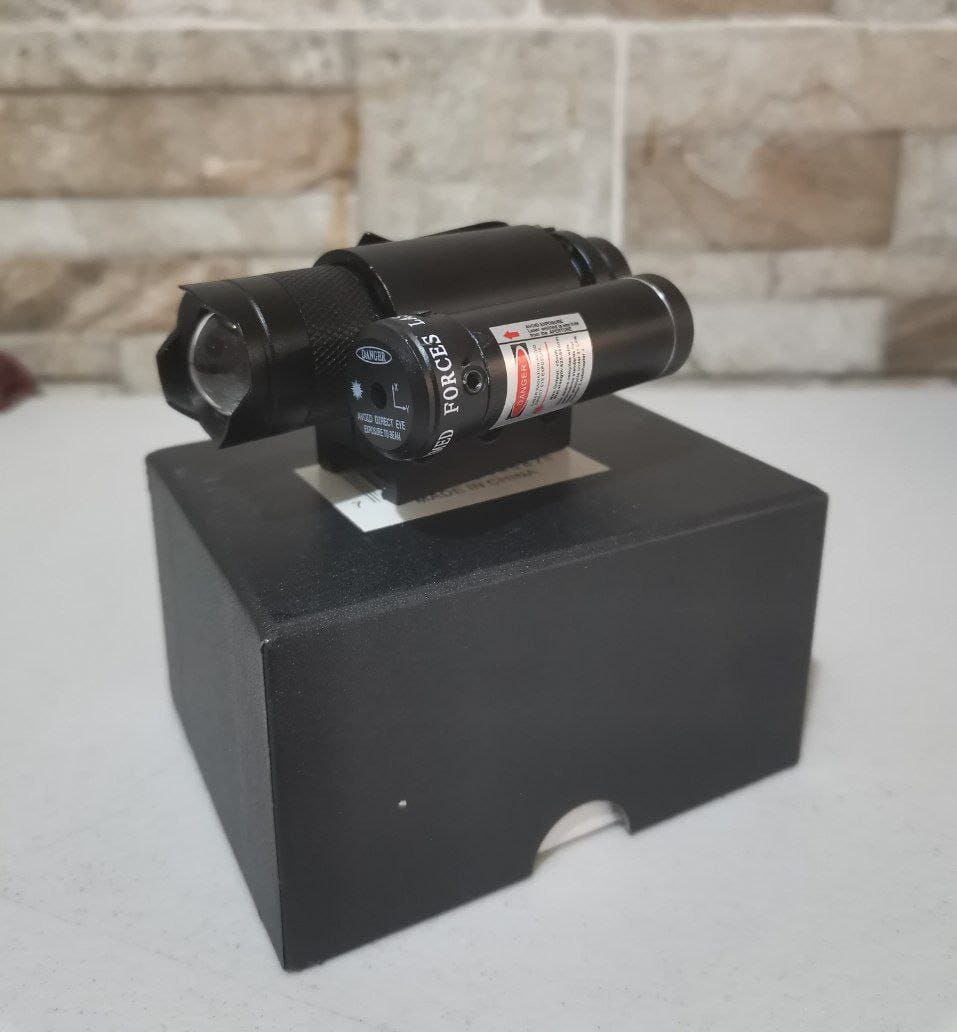 LINTERNA LASER ADAPATADOR 20MM ACCESORIO DE CACERIA DE ALCANCE VISION NOCTURNA