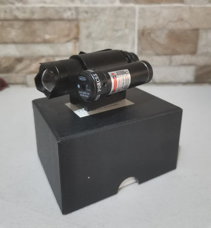 LINTERNA LASER ADAPATADOR 20MM ACCESORIO DE CACERIA DE ALCANCE VISION NOCTURNA