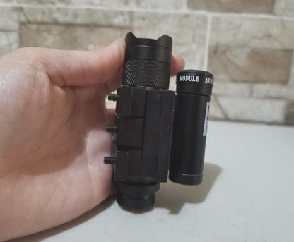 LINTERNA LASER ADAPATADOR 20MM ACCESORIO DE CACERIA DE ALCANCE VISION NOCTURNA