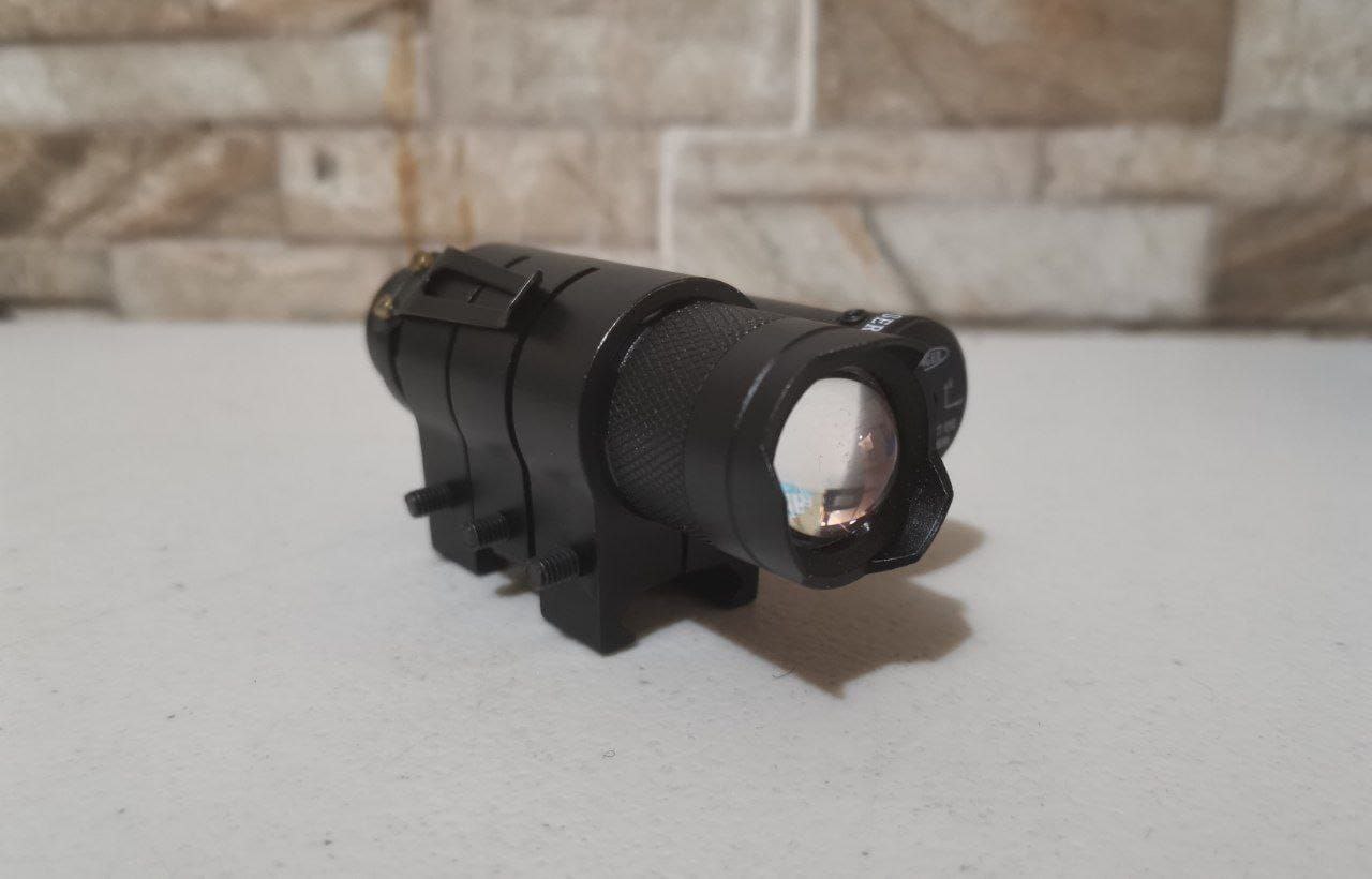 LINTERNA LASER ADAPATADOR 20MM ACCESORIO DE CACERIA DE ALCANCE VISION NOCTURNA