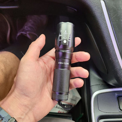 LINTERNA TACTICA HH1296 2 EN 1 LINTERNA + BASTON DE TRAFICO