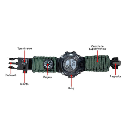 RELOJ SUPERVIVENCIA TÁCTICO YUZEX SAMI 002