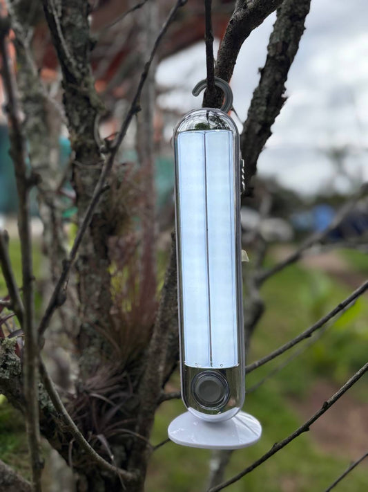 LÁMPARA DE EMERGENCIA RECARGABLE LED Y COLGANTE