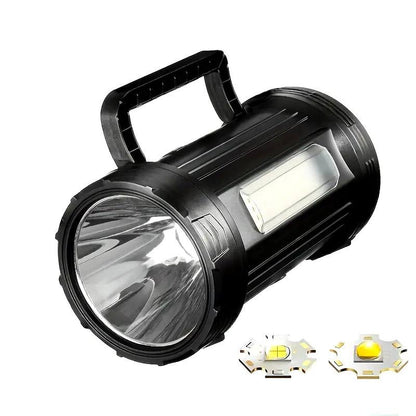 REFLECTOR/LINTERNA DE PATRULLAJE CON TRIPODE MANOS LIBRES DESMONTABLE/SOLAR RECARGABLE