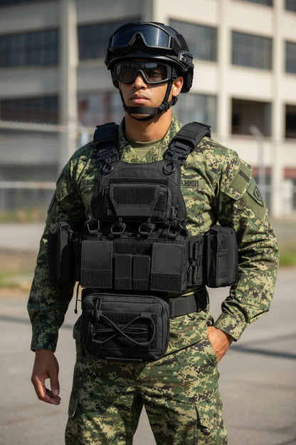 CHALECO TACTICO MODULAR ALPHA ACCESORIOS DESMONTABLES