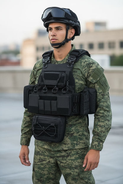 CHALECO TACTICO MODULAR ALPHA ACCESORIOS DESMONTABLES