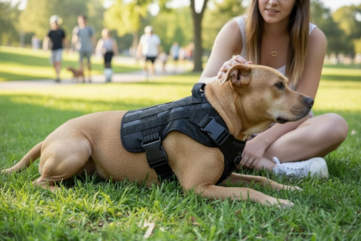 Pechera Táctica P/Perros Incluye Correa