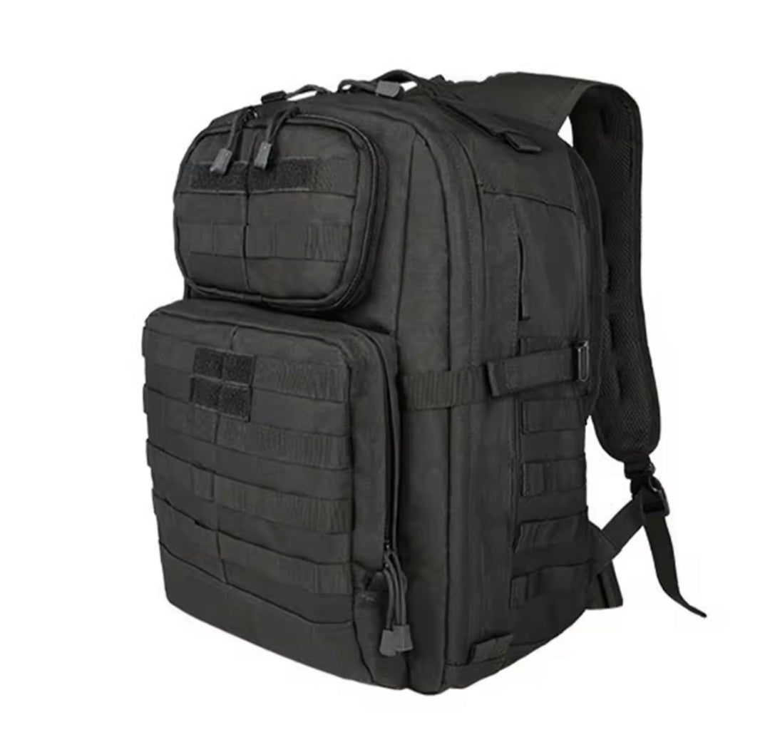 MOCHILA TACTICA DEPORTIVA MOLLE 50 LITROS MULTIDEPOSTLITOS ANILLOS DE SUJECION PECHERA Y DE CINTURA AJUSTES LATERALES /EXPANSIBLE
