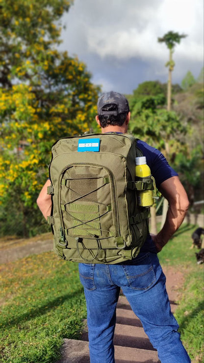 MOCHILA TACTICA DEPORTIVA EXPANSIBLE DE 39 A 65 LITROS EXTRAGRANDE
