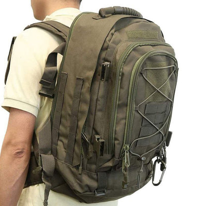 MOCHILA TACTICA DEPORTIVA EXPANSIBLE DE 39 A 65 LITROS EXTRAGRANDE