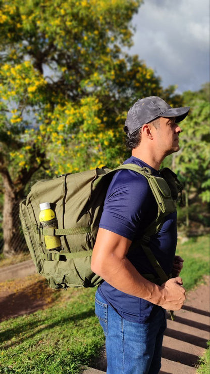 MOCHILA TACTICA DEPORTIVA EXPANSIBLE DE 39 A 65 LITROS EXTRAGRANDE