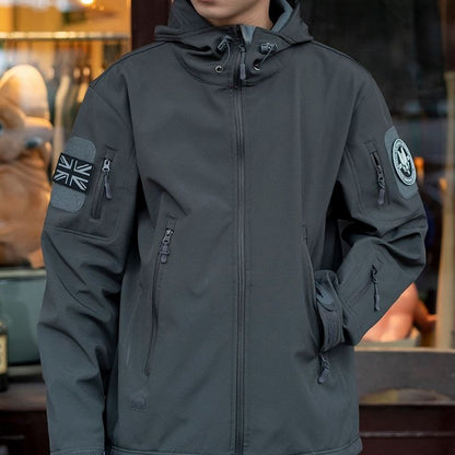 CHUMPA CAZADORA TACTICA DEPORTIVA IMPERMEABLE