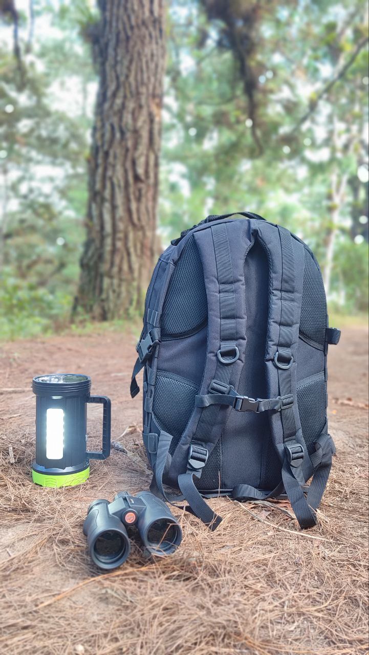 MOCHILA TACTICA DEPORTIVA MOLLE 50 LITROS MULTIDEPOSTLITOS ANILLOS DE SUJECION PECHERA Y DE CINTURA AJUSTES LATERALES /EXPANSIBLE