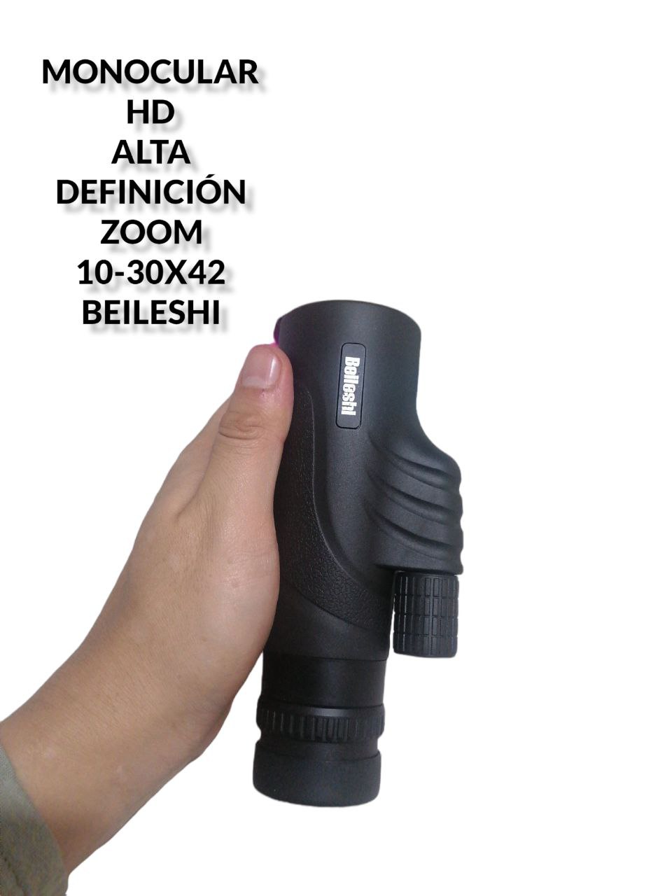 MONOCULAR TELESCOPIO ZOOM AJUSTABLE BEILESHI 10-30X42